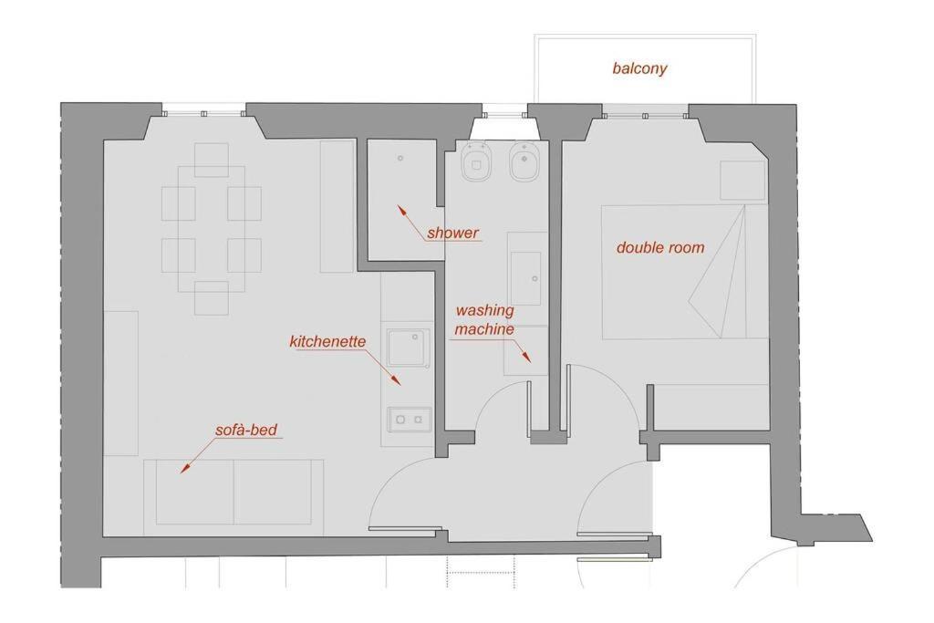 Sunny Top Floor In San Frediano Firenze Bagian luar foto